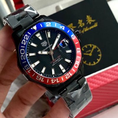 TAG Heuer golf watch replica Bright Pearl Automatic  Movement  Competitive Submarine   Black  43mm Watch